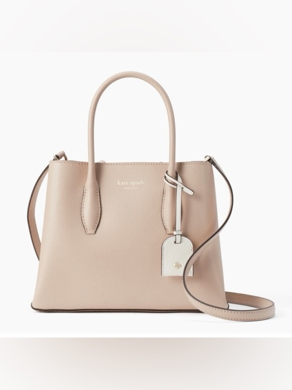 Kate Spade Beige Eva Small Satchel / Crossbody